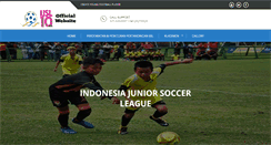 Desktop Screenshot of indonesiajuniorsoccerleague.com