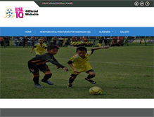 Tablet Screenshot of indonesiajuniorsoccerleague.com